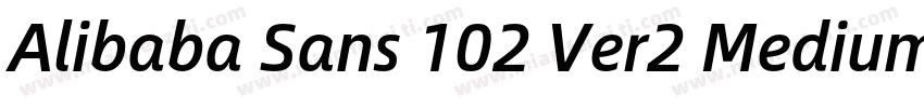 Alibaba Sans 102 Ver2 Medium字体转换